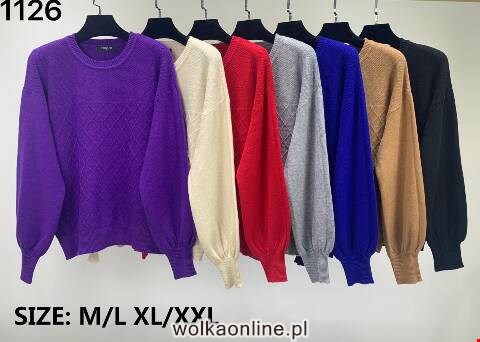 Sweter damskie 1126 Mix kolor M-2XL