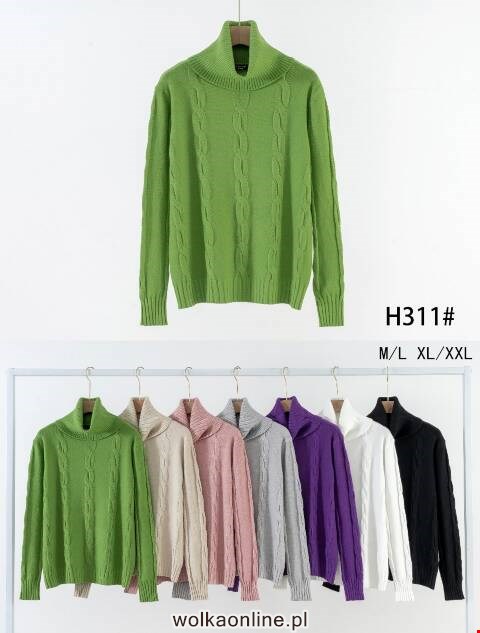 Sweter damskie H311 Mix kolor M-2XL