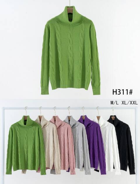 Sweter damskie H311 Mix kolor M-2XL 1