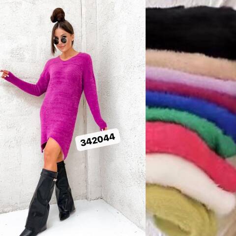 Tuniki Sweter damskie 2044 Mix kolor Standard