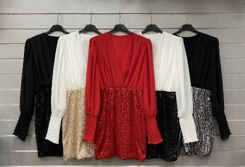 Sukienka damskie 7031 Mix kolor Standard (Towar  Włoskie) 1