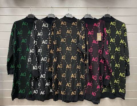 Sukienka damskie 7033 Mix kolor Standard (Towar  Włoskie)