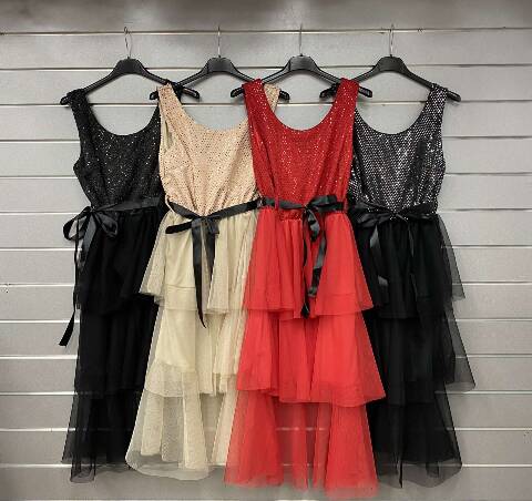 Sukienka damskie 7035 Mix kolor Standard (Towar  Włoskie)