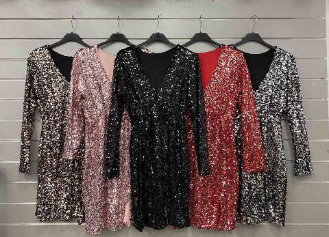 Sukienka damskie 7037 Mix kolor Standard (Towar  Włoskie) 1