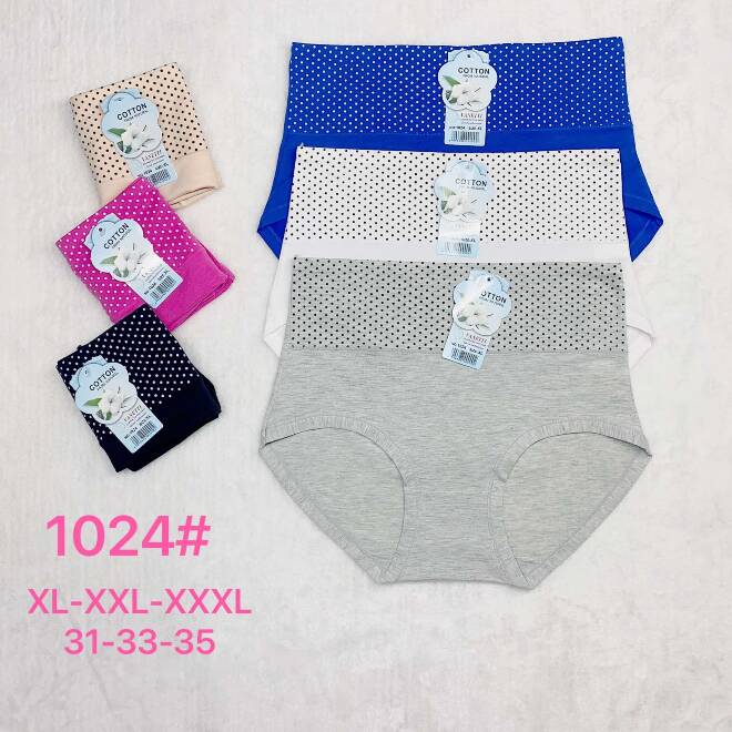 Majtki damskie 1024 Mix KOLOR  XL-3XL 1
