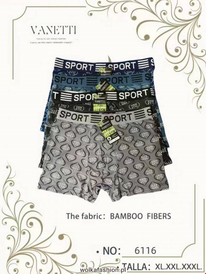Bokseki meskie 6116 Mix KOLOR  XL-3XL