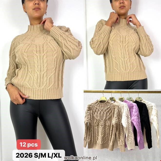 Sweter damskie 2026 Mix KOLOR  S/M-L/XL