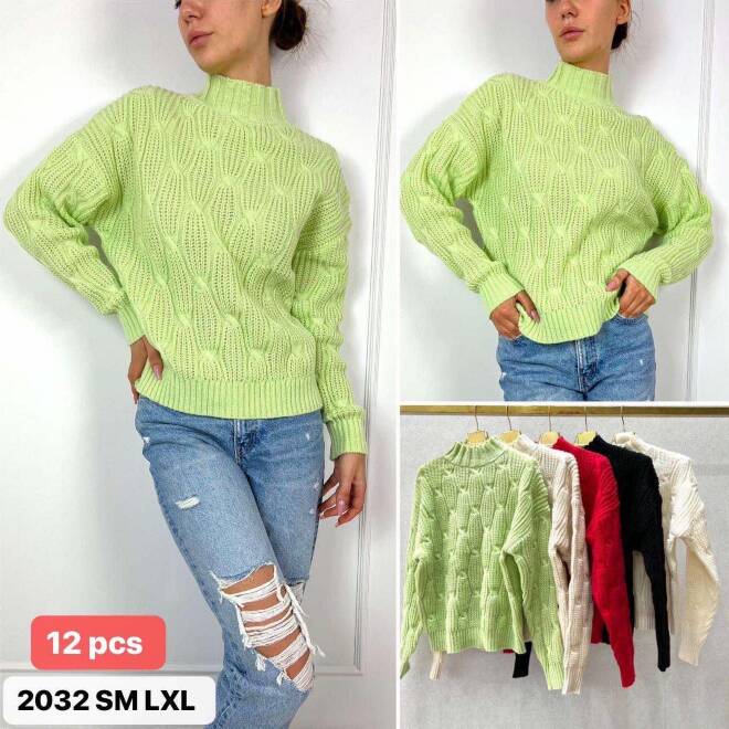 Sweter damskie 2032 Mix KOLOR  S/M-L/XL 1