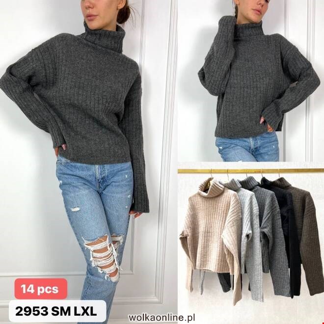 Sweter damskie 2953 Mix KOLOR  S/M-L/XL