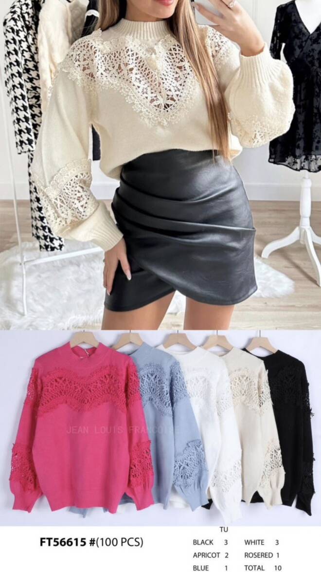 Sweter damskie FT56615 Mix KOLOR  Standard 1