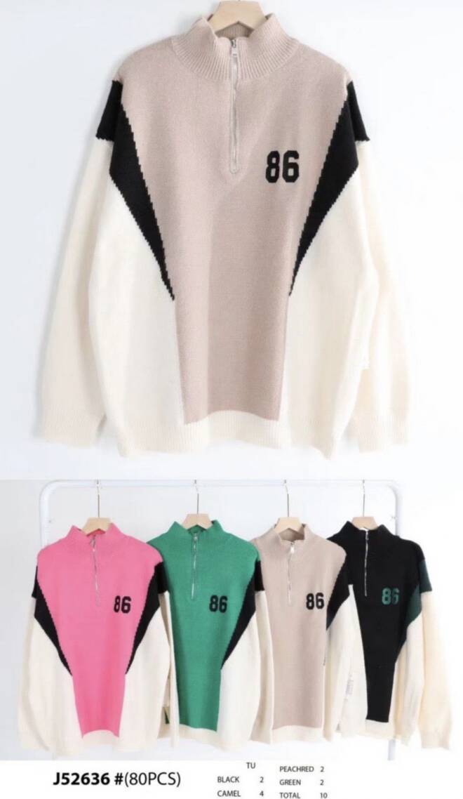 Sweter damskie J52636 Mix KOLOR  Standard 1