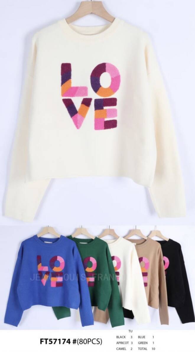Sweter damskie FT57174 Mix KOLOR  Standard 1