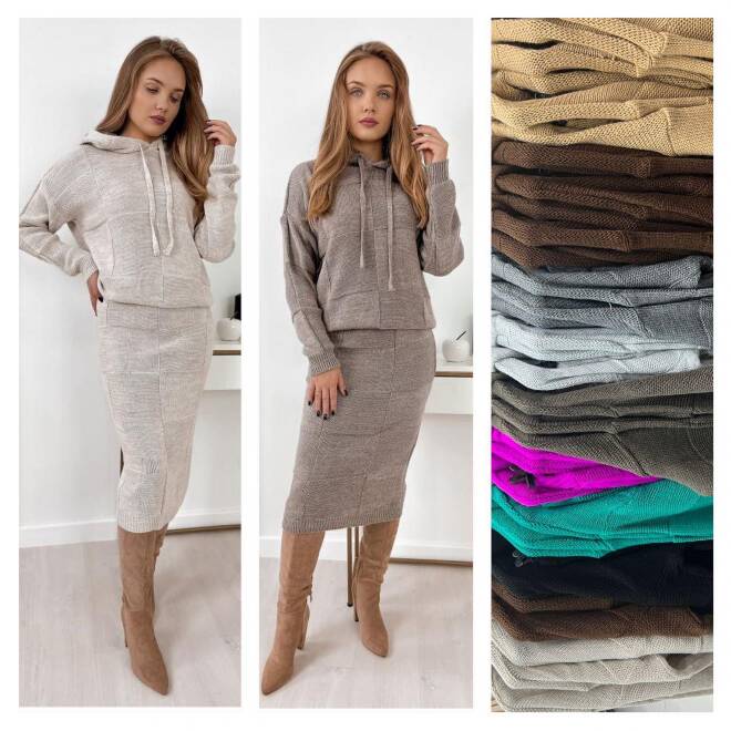 Komplet damskie 7416 Mix KOLOR  Standard (Towar włoskie) 1