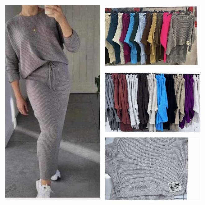 Komplet damskie 7417 Mix KOLOR  Standard (Towar włoskie)