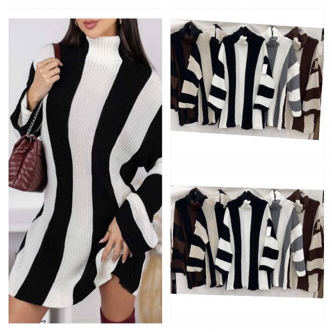 Sukienka damskie 7423 Mix KOLOR  Standard (Towar włoskie)