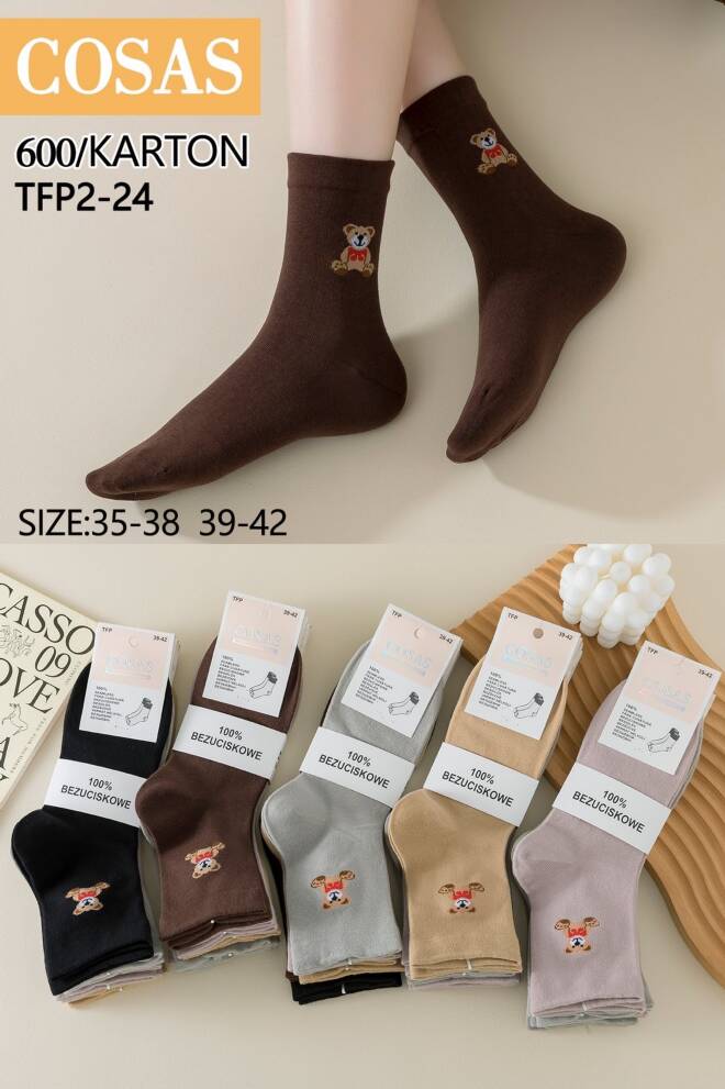 Skarpety damskie TFP2-24 Mix KOLOR   35-42 1