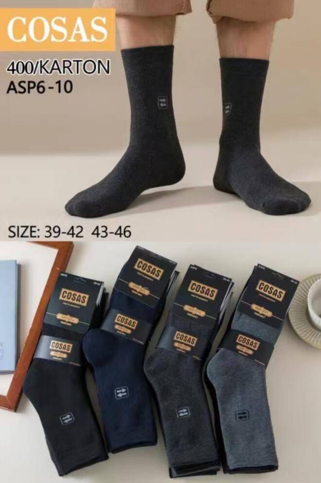 Skarpety męskie ASP6-10 Mix KOLOR   39-46 1