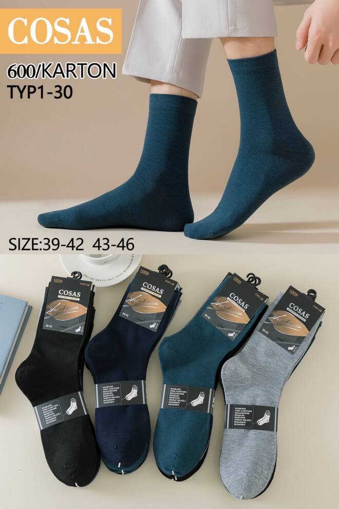 Skarpety męskie TYP1-30 Mix KOLOR   39-46 1