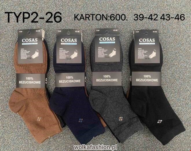 Skarpety męskie TYP2-26 Mix KOLOR   39-46