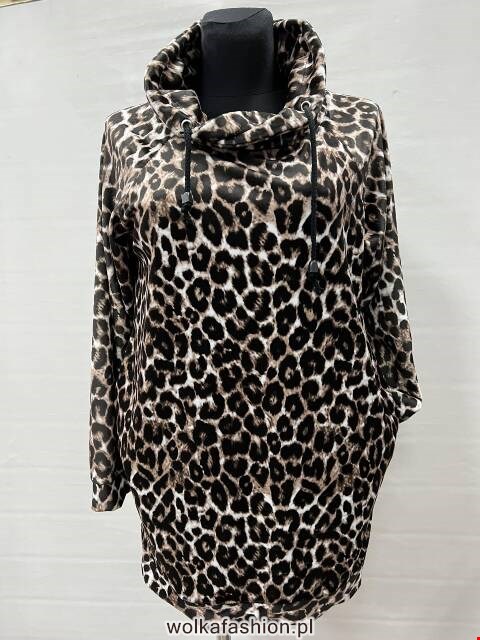 Bluzka damskie 7650 1 kolor XL-3XL (Towar Polskie)