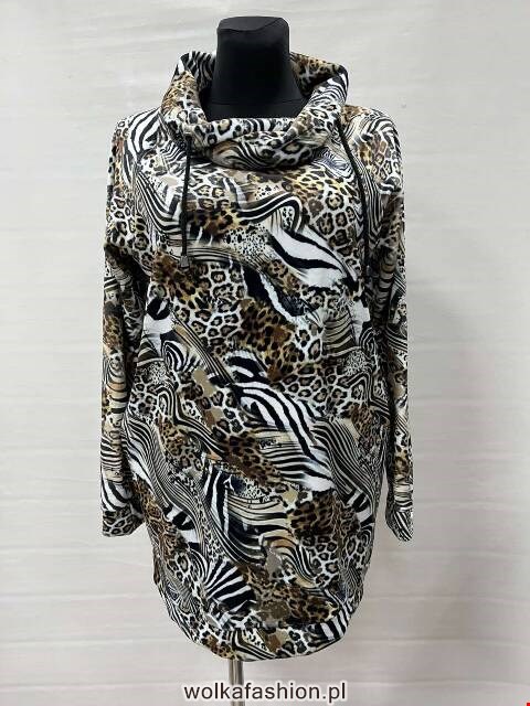 Bluzka damskie 7653 1 kolor XL-3XL (Towar Polskie)