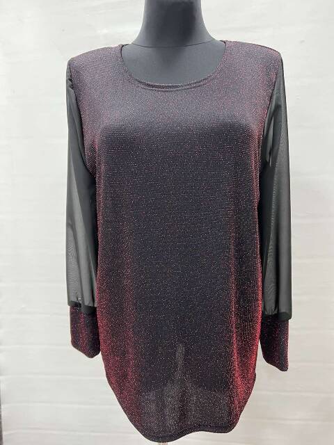 Bluzka damskie 7656 1 kolor 46-54 (Towar Polskie)