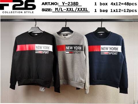  Bluza Meskie Y-238D Mix kolor M-3XL 1