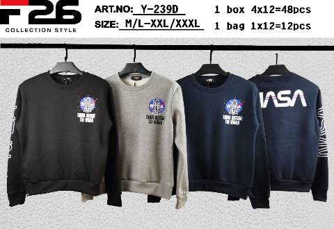  Bluza Meskie Y-239D Mix kolor M-3XL 1