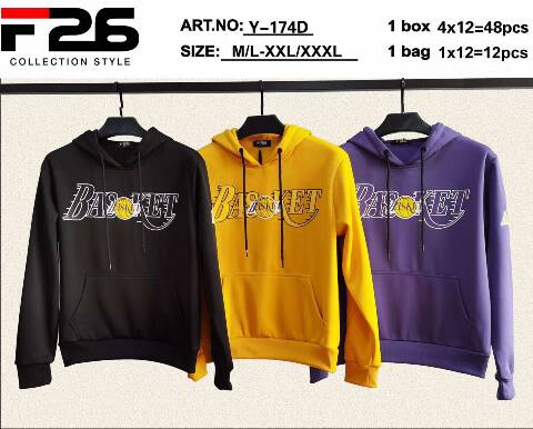  Bluza Meskie Y-174D Mix kolor M-3XL 1