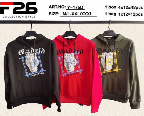 Bluza meskie Y-175D Mix kolor M-3XL