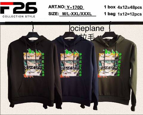 Bluza meskie Y-170D Mix kolor M-3XL 1