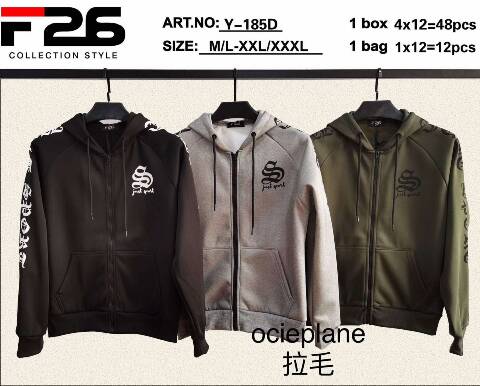 Bluza meskie Y-185D Mix kolor M-3XL 1