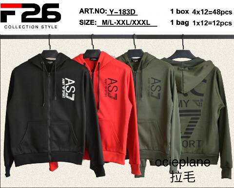 Bluza meskie Y-183D Mix kolor M-3XL