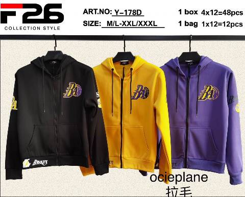 Bluza meskie Y-178D Mix kolor M-3XL