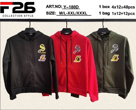 Bluza meskie Y-180D Mix kolor M-3XL