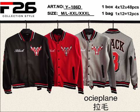 Bluza meskie Y-186D Mix kolor M-3XL 1