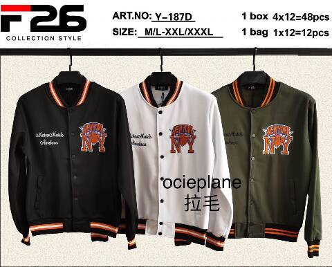 Bluza meskie Y-187D Mix kolor M-3XL