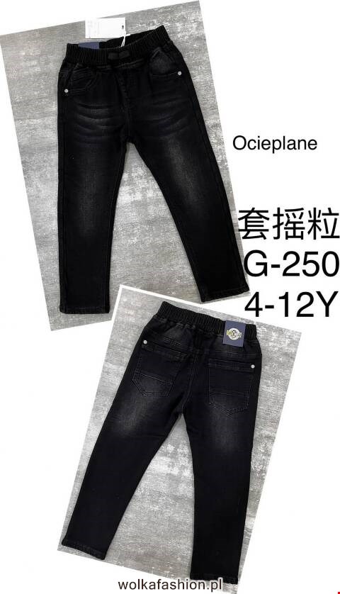 Jeansy chłopięce G-250 1 kolor 4-12 1