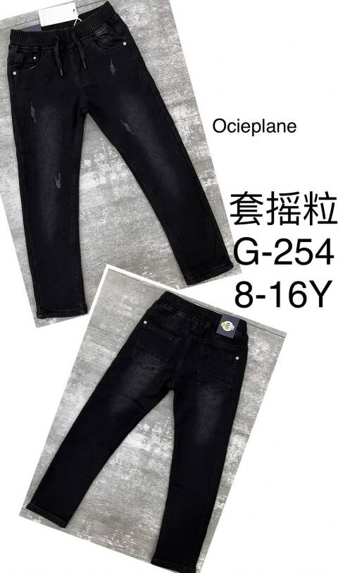 Jeansy chłopięce G-254 1 kolor 8-16 1