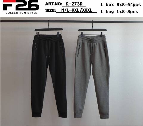 Spodnie dresowe meskie K-273D Mix kolor M-3XL