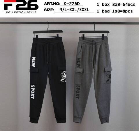 Spodnie dresowe meskie K-276D Mix kolor M-3XL
