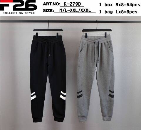 Spodnie dresowe meskie K-279D Mix kolor M-3XL