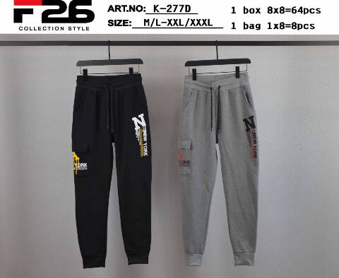 Spodnie dresowe meskie K-277D Mix kolor M-3XL