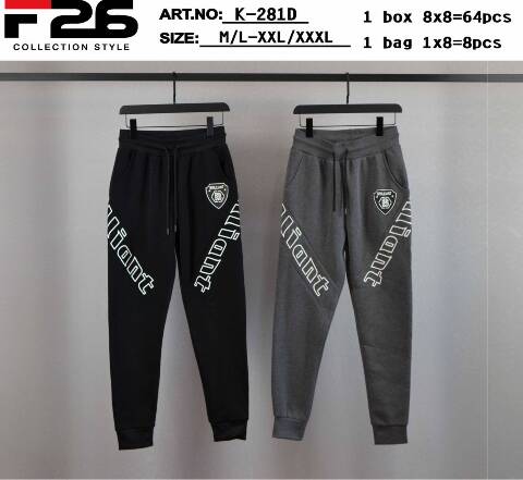 Spodnie dresowe meskie K-281D Mix kolor M-3XL 1
