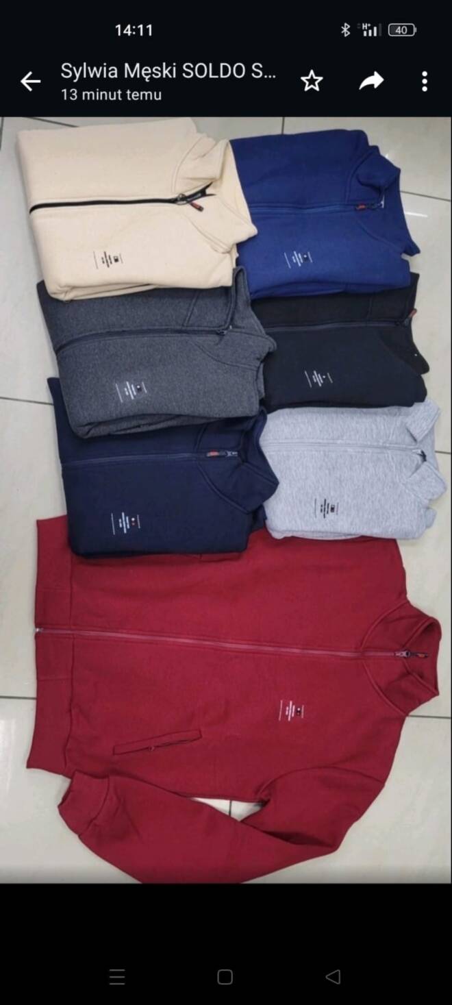Bluza męskie 5398 1 kolor  M-2XL (Towar Tureckie) 1