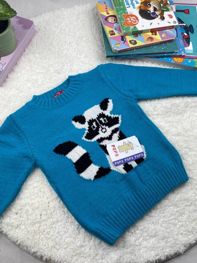 Sweter dziewczęce 5410 1 kolor  1-5(Towar Tureckie) 1