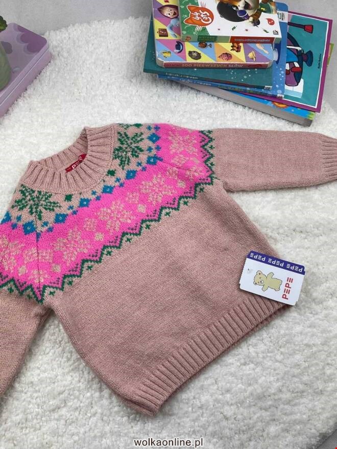 Sweter dziewczęce 5421 1 kolor  1-5(Towar Tureckie)