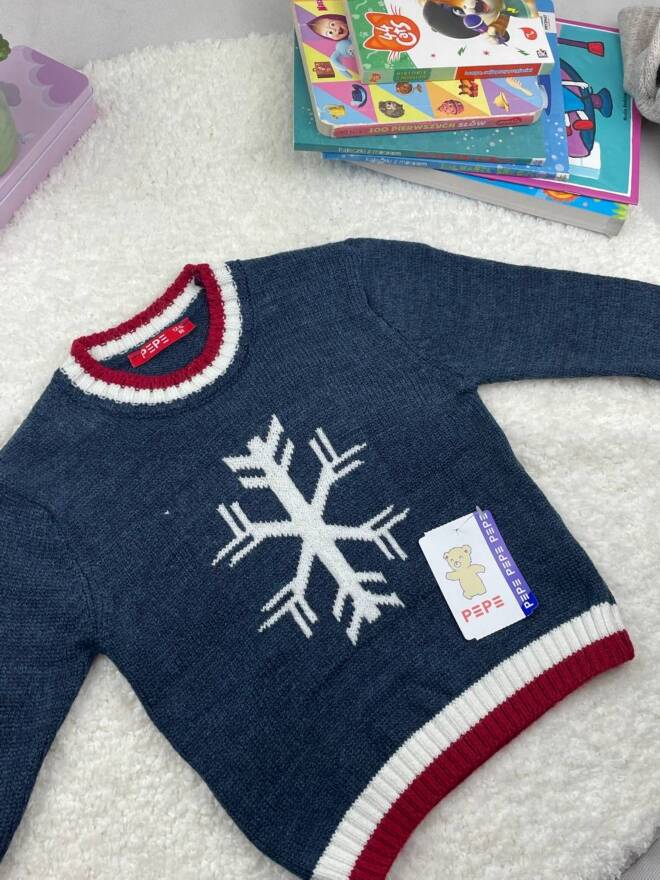 Sweter dziewczęce 5424 1 kolor  1-5(Towar Tureckie)
