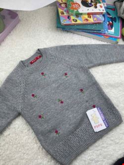 Sweter dziewczęce 5425 1 kolor  1-5(Towar Tureckie)