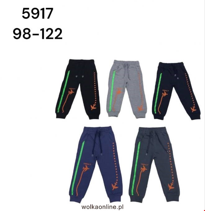 Spodnie dresowe chłopięce 5917 Mix KOLOR  98-122 (Towar Tureckie)